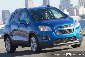 Insurance quote for Chevy Trax in Sacramento