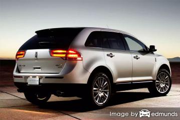 Insurance rates Lincoln MKX in Sacramento